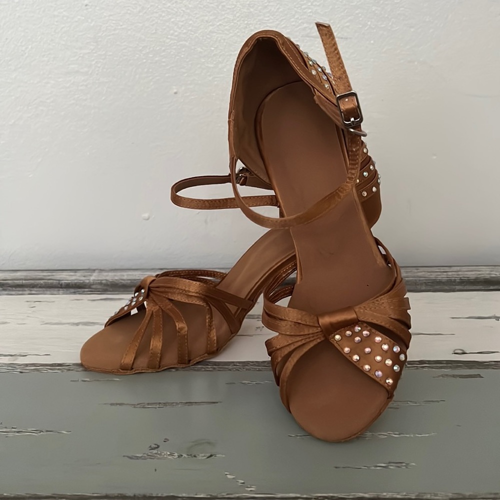 Suede bottoms Latin Dance Shoes